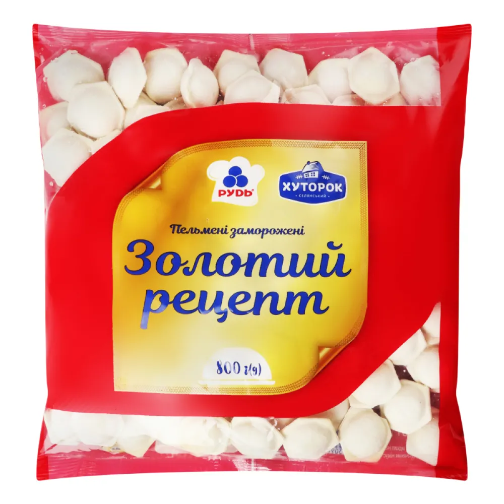 Пельмені Рудь Золотий рецепт 800гр  арт. 06201 