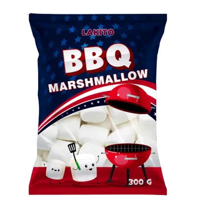 Маршмелоу Lakito BBQ 300гр  арт. 04401