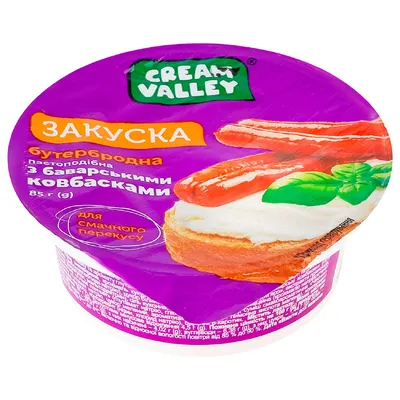 Закуска Cream Valley з бав.ковбасками 85гр  арт. 09750