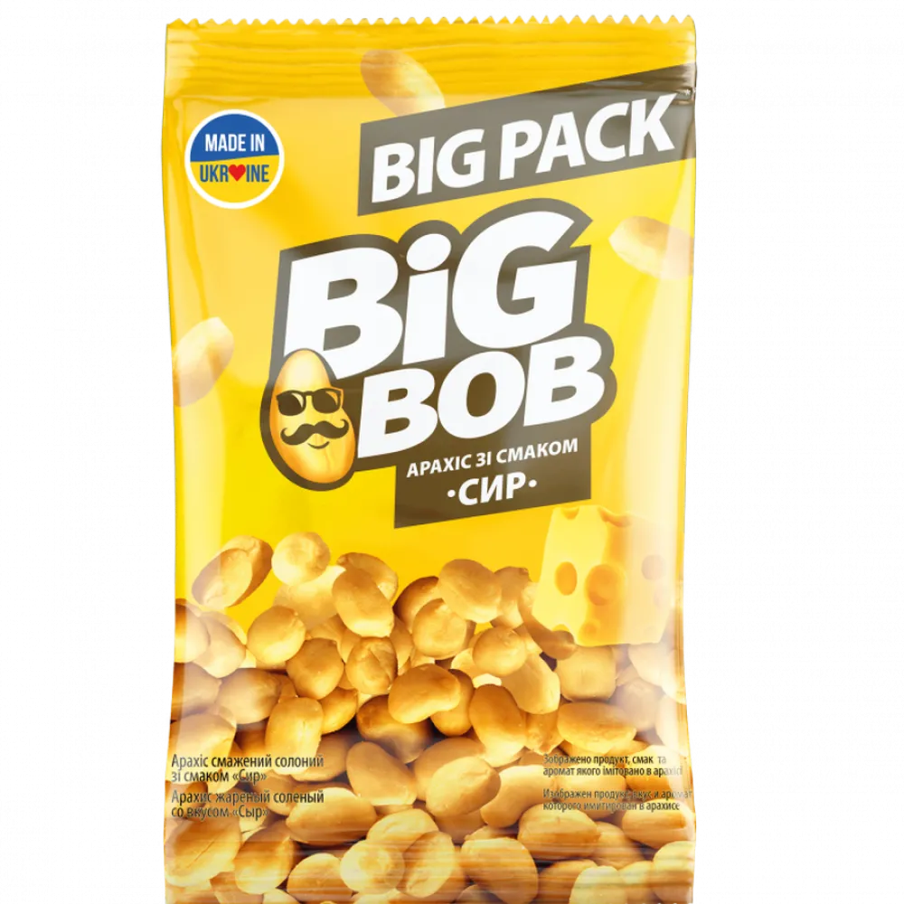Арахіс Big Bob Сир 120гр  арт. 07018 