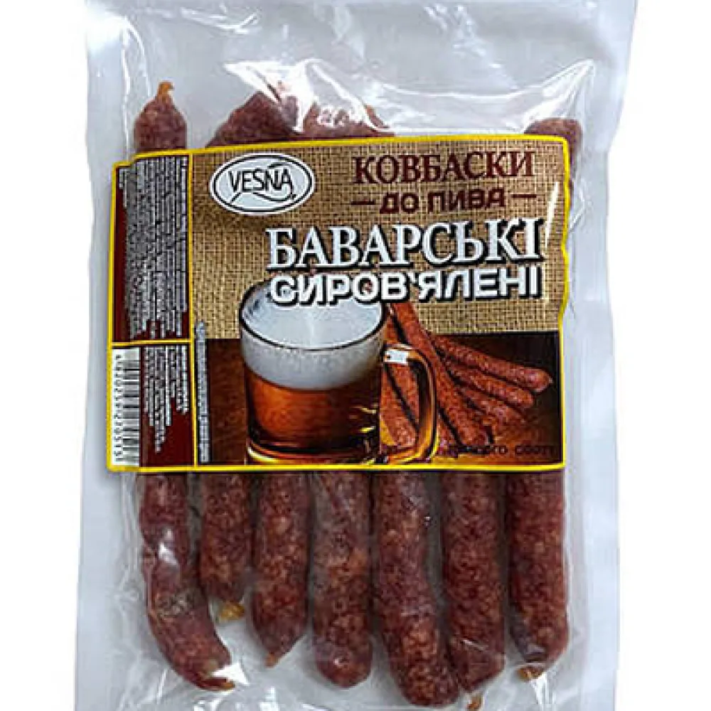 Ковбаски Vesna до пива Баварські (ваг) арт. 04765 