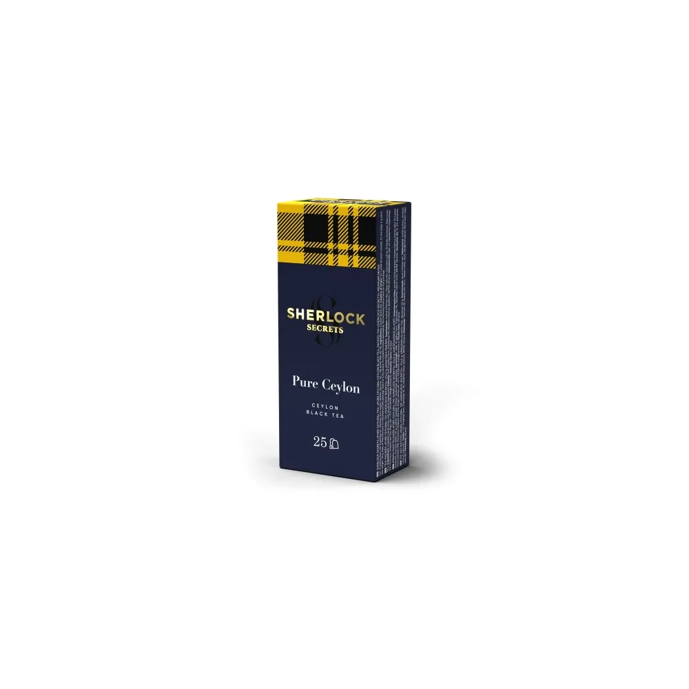 Чай Sherlock Pure Ceylon 25пак 50гр  арт. 09004 