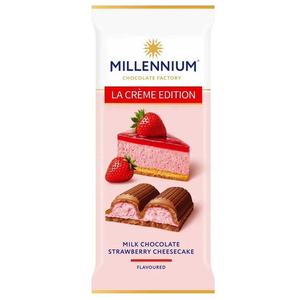 Шоколад Millennium La Creme Edition пол.чізкейк 100гр  арт. 10787 