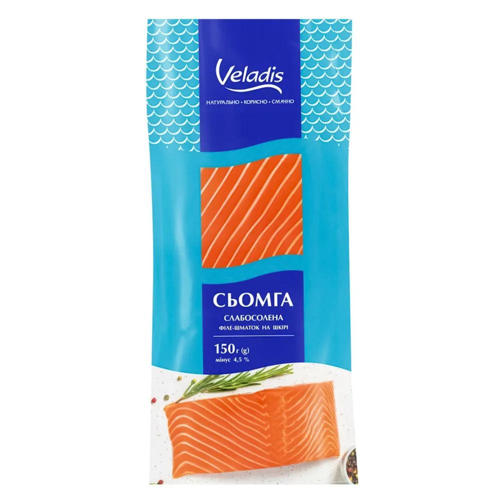 Сьомга Veladis с/с філе 150гр  арт. 04349 