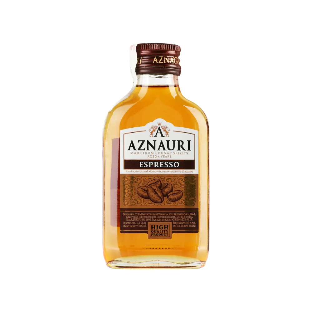 Напій спирт Aznauri Espresso 0.1л  арт. 09264 