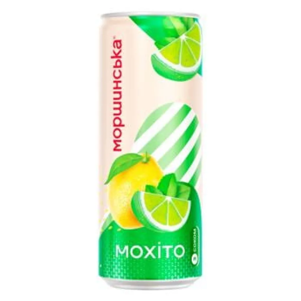 Напій газований Моршинська Лимонад мохіто 0,33л  арт. 05694 