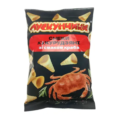 Снек Лускунчик з крабом 130гр  арт. 06881