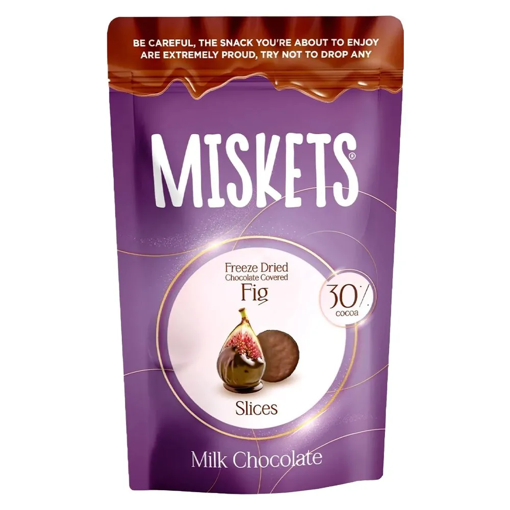 Драже Miskets Інжир в мол.шок. 80гр  арт. 10501 