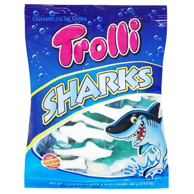 Желейна цукерка Trolli Акули 100гр  арт. 04158