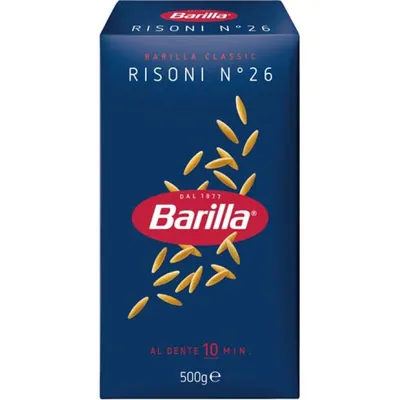 Макарони Barilla Risoni #26 500гр  арт. 10385