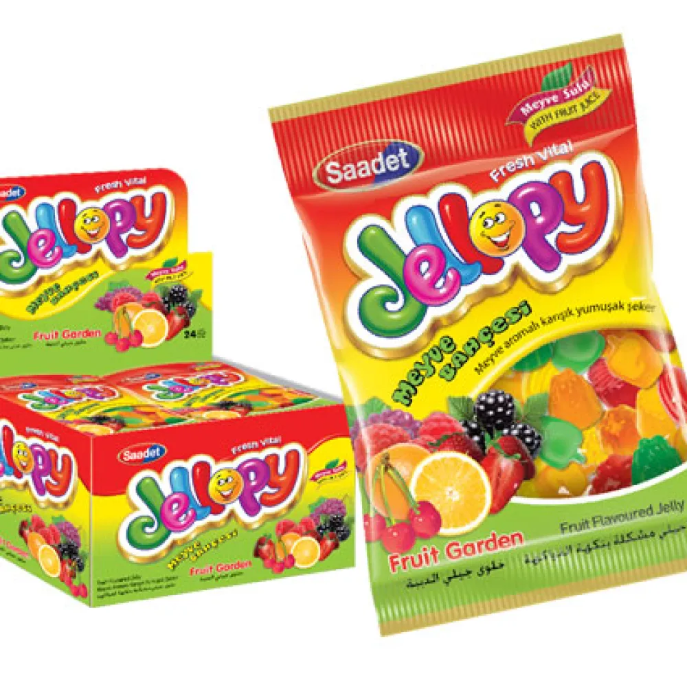 Желейна цукерка Jellopy Фрукти 15гр  арт. 07239 