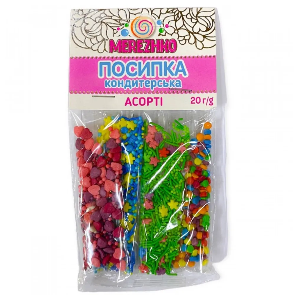 Посипка Мережко Асорті 20гр  арт. 05702 