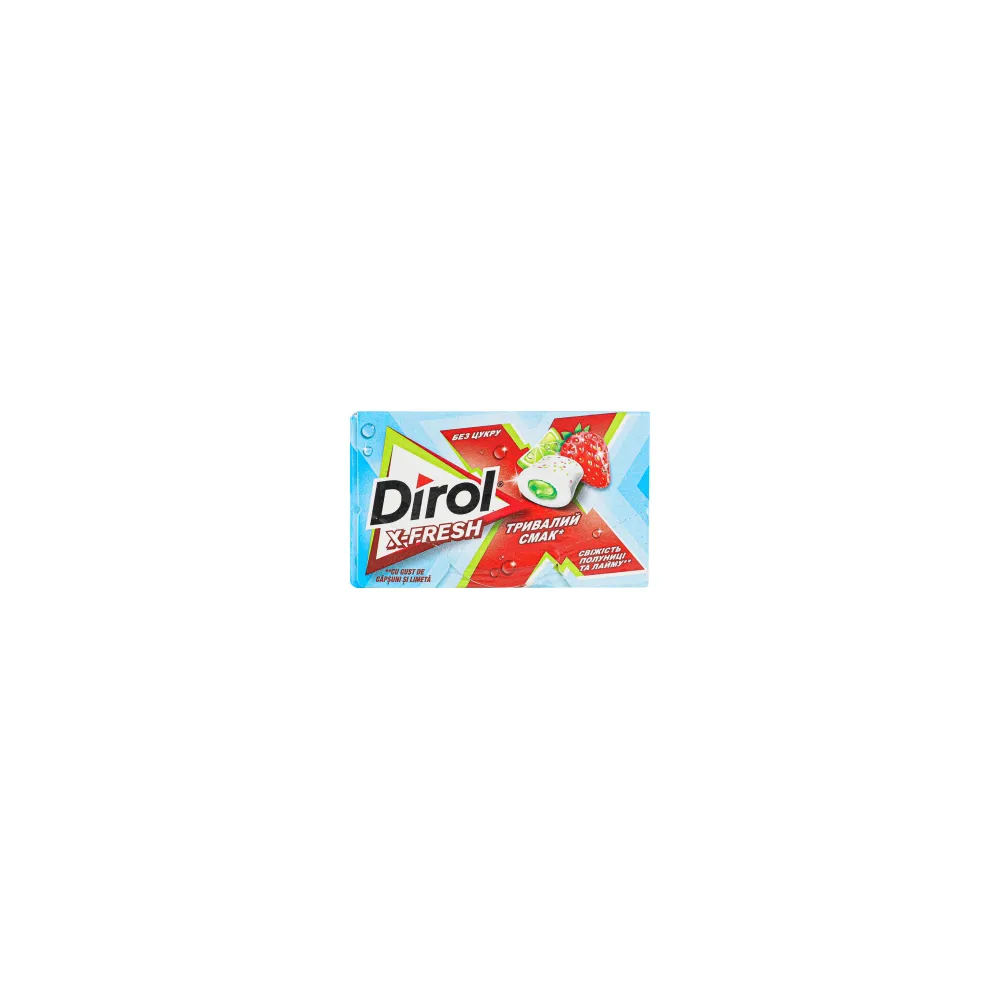 Жуйка Dirol ІксФреш полу/лайм 19.5гр  арт. 05227 