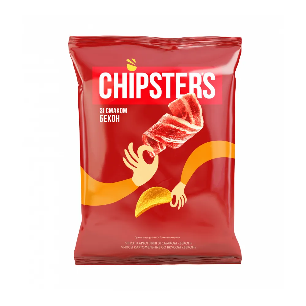 Чипси Chipster's Бекон 60гр  арт. 03830 