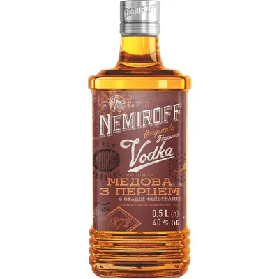 Настоянка Nemiroff медова з перцем 0.5л  арт. 07103