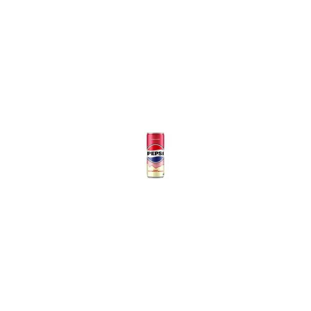 Напій газований Pepsi Полуниця-вершки з/б 0,33л  арт. 10816  - фото 1
