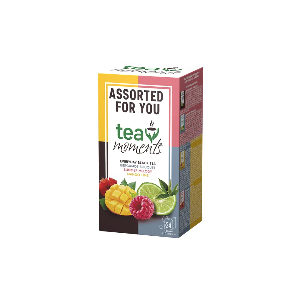 Чай Tea moments 4смаки 24пак  арт. 02954 