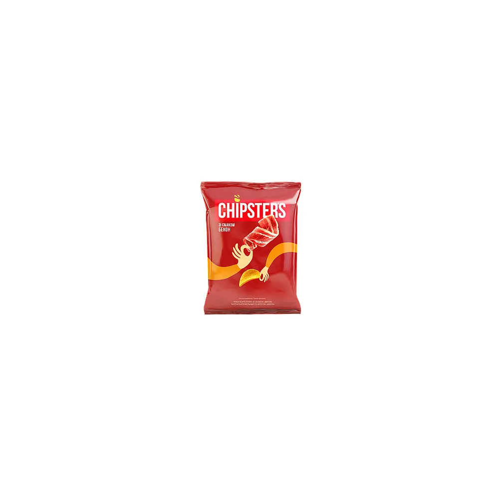 Чипси Chipster's Бекон 100гр  арт. 00607 