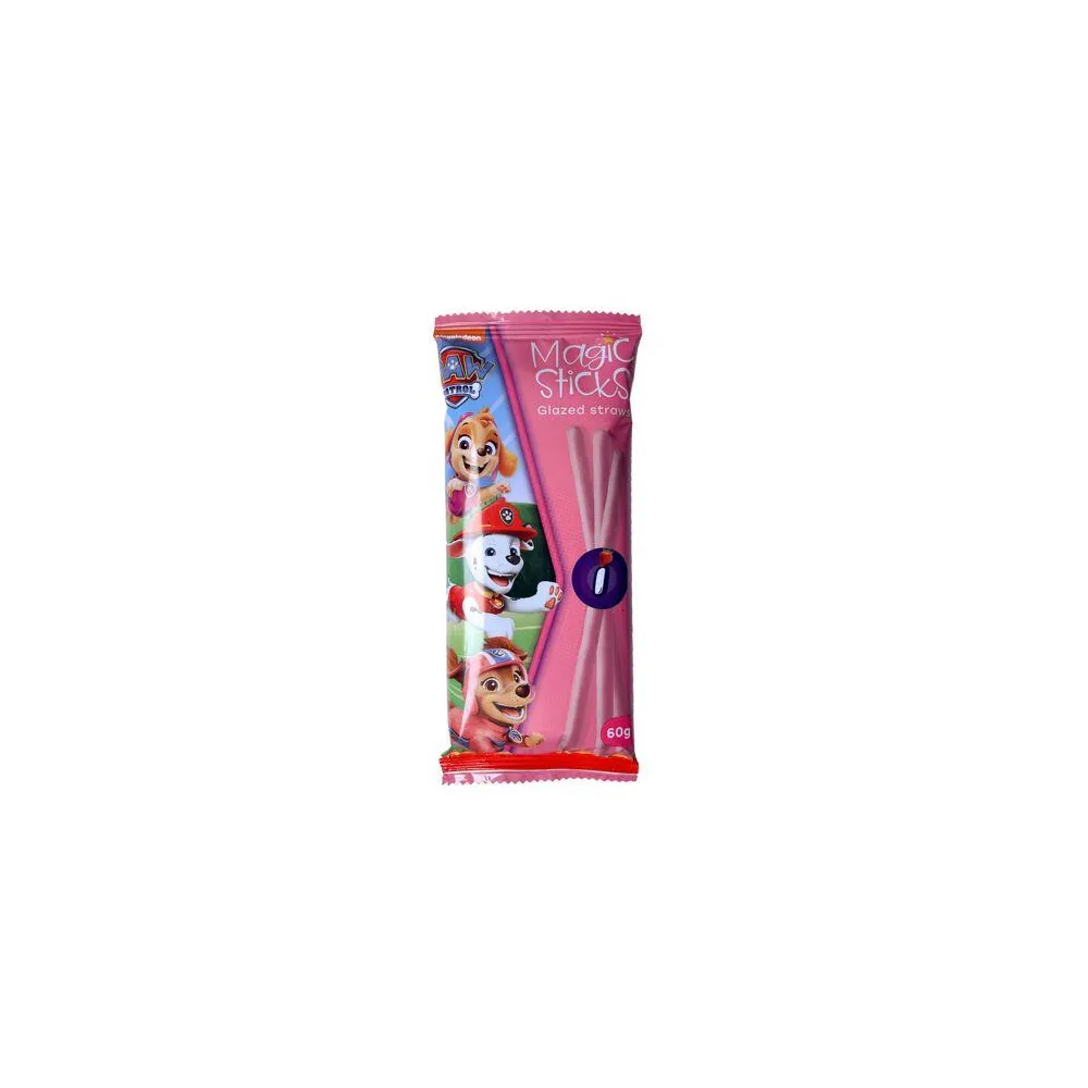 Соломка Magic Sticks Полунична глазур 60гр  арт. 08030 