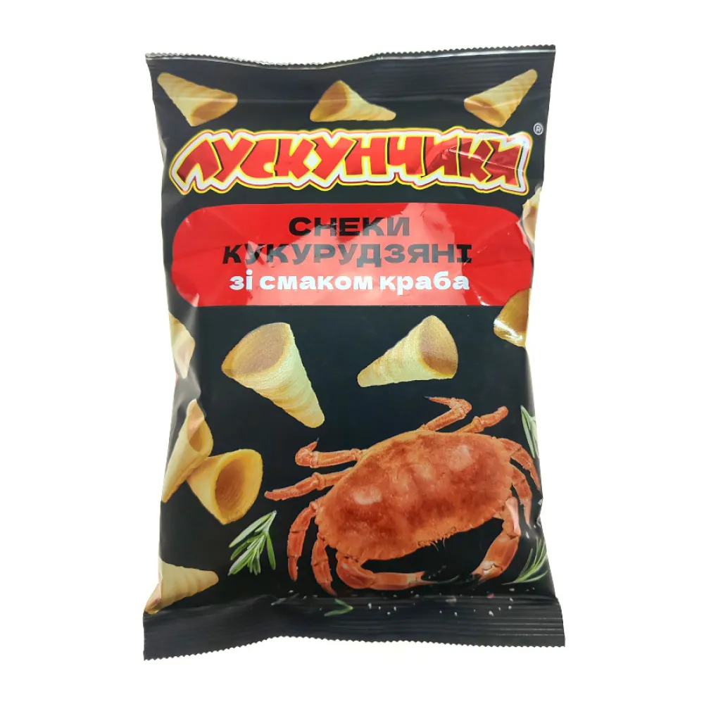 Снек Лускунчик з крабом 130гр  арт. 06881 