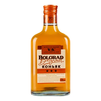 Бренді Bolgrad 3* 0.25л  арт. 00323