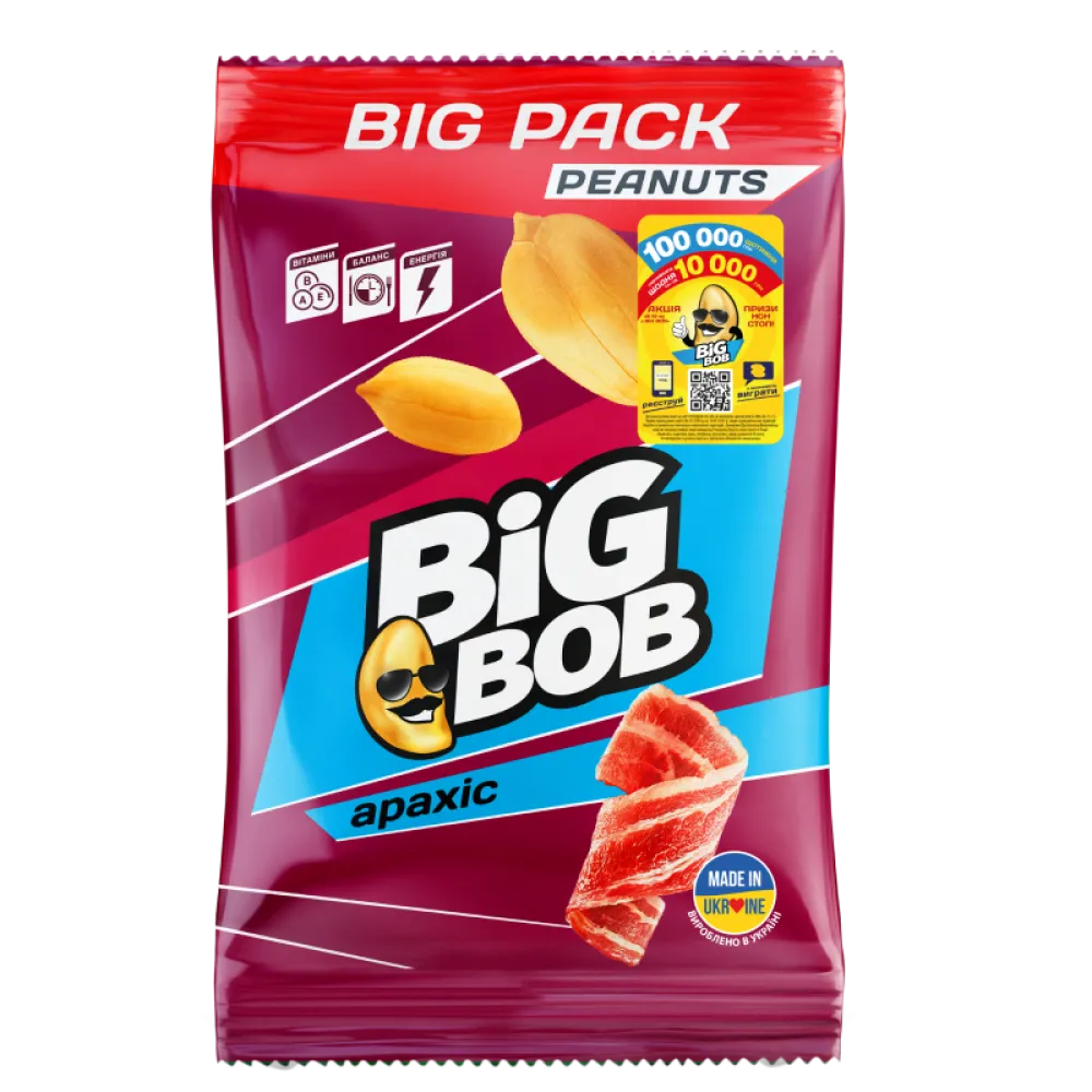 Арахіс Big Bob Бекон 160гр  арт. 00589 