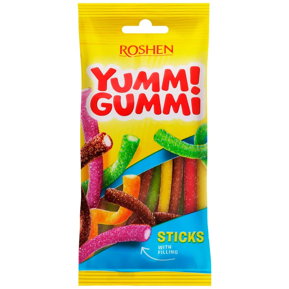 Желейна цукерка Yummi Gummi Sticks Акц 70гр  арт. 10584 
