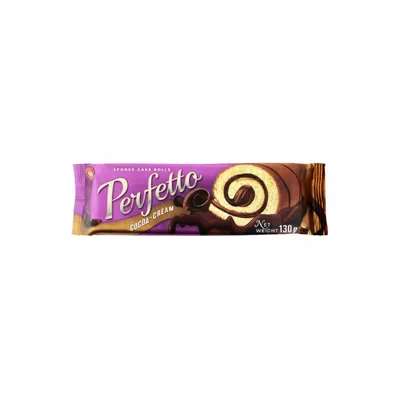 Рулет ХБФ Perfetto какаокрем 130гр  арт. 00106