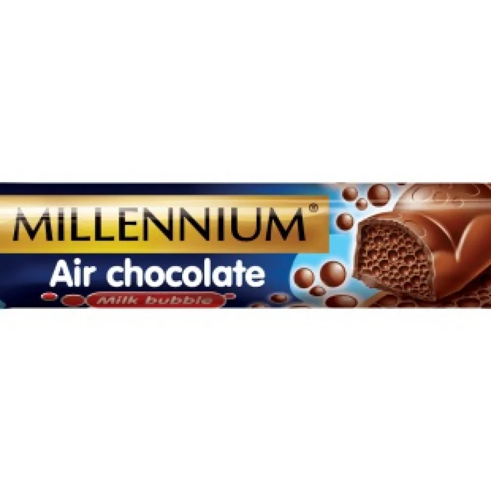 Батончик Millennium пористий мол. 22гр  арт. 07260 