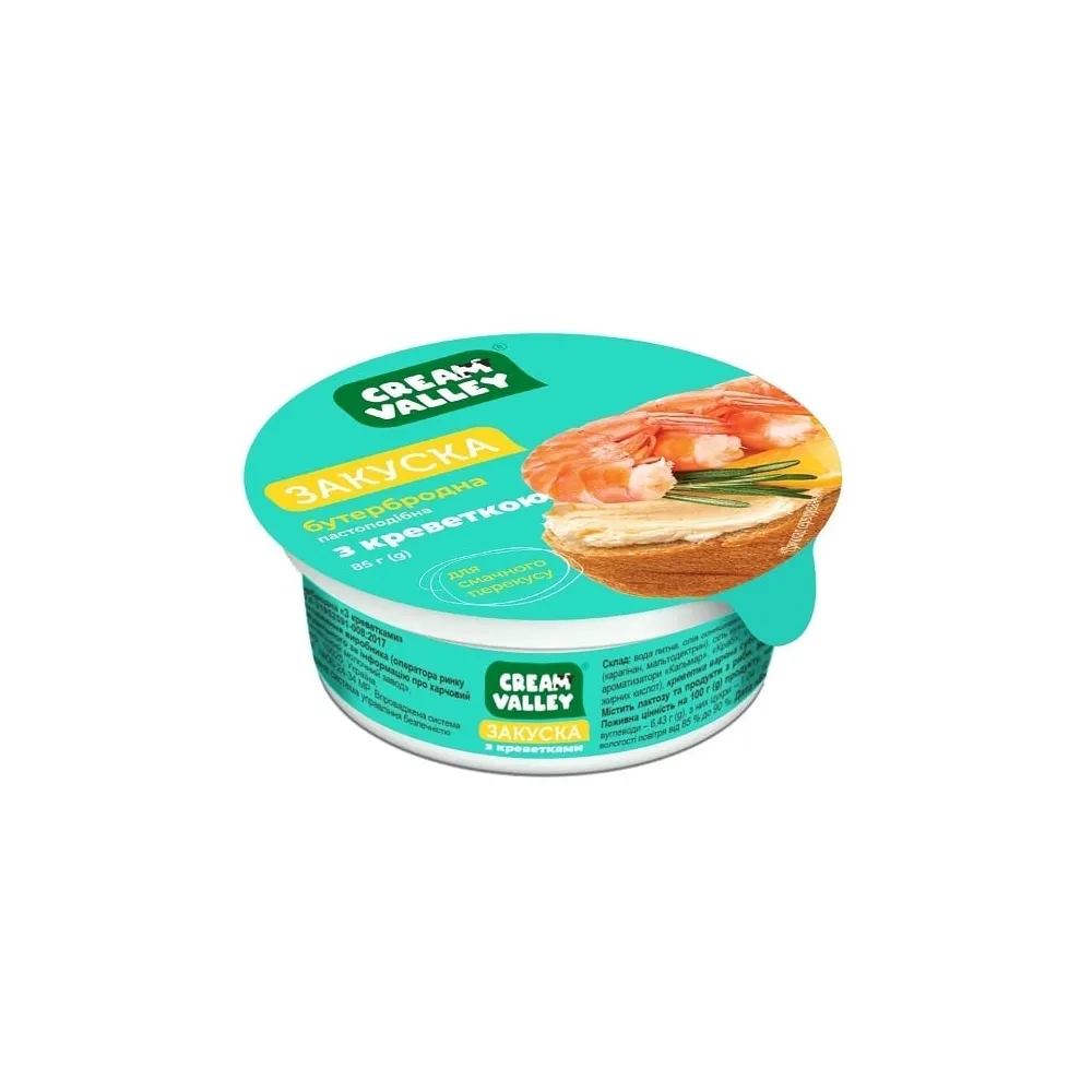 Закуска Cream Valley з креветками 85гр  арт. 08906 
