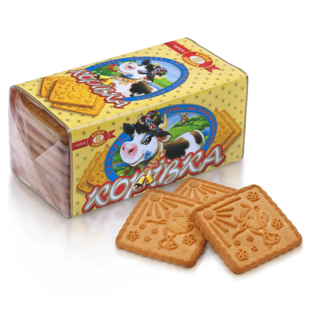 Печиво ХБФ Корівка пряж.молоко 180гр  арт. 00096 