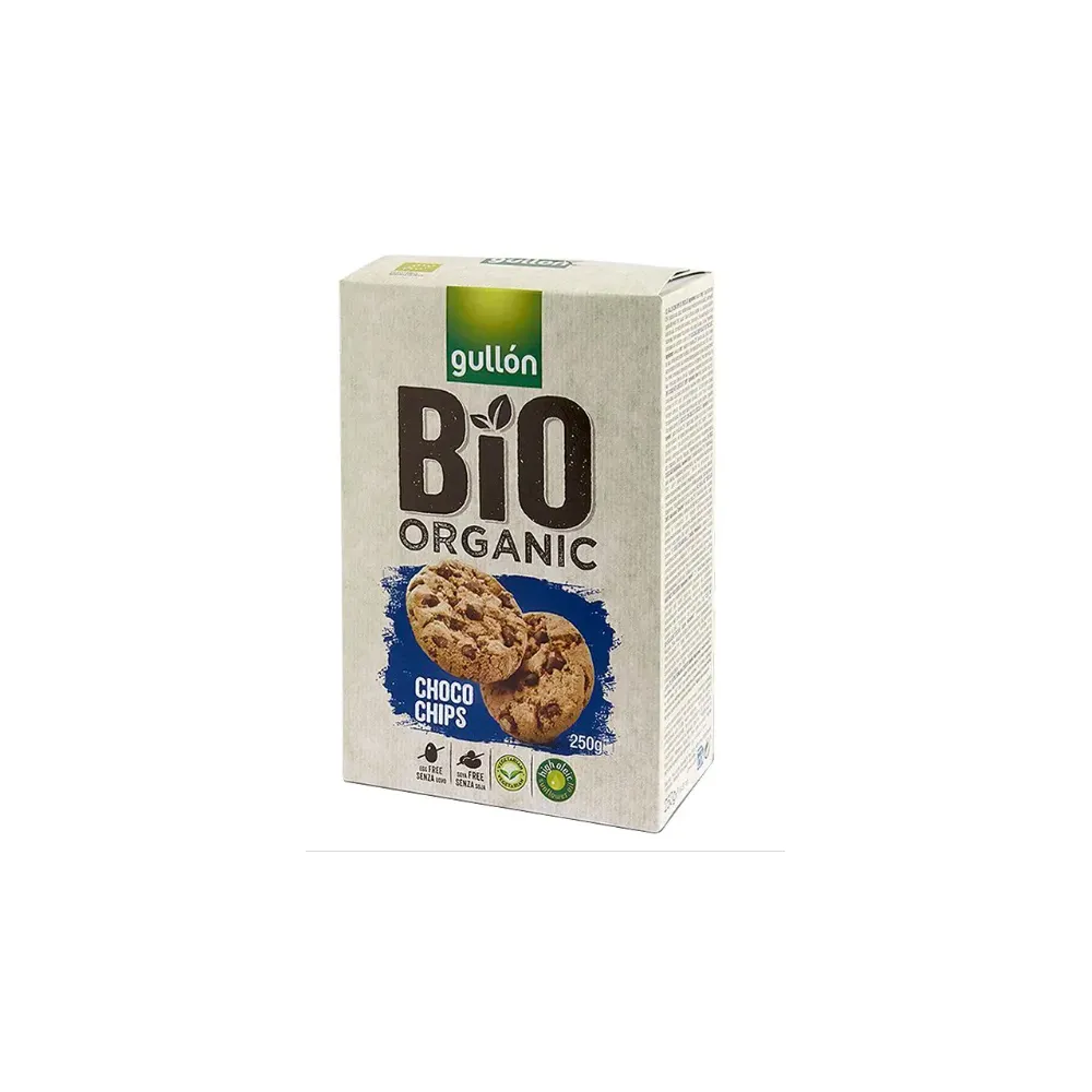 Печиво Gullon Bio Organic Choco Chips 250гр  арт. 08531 