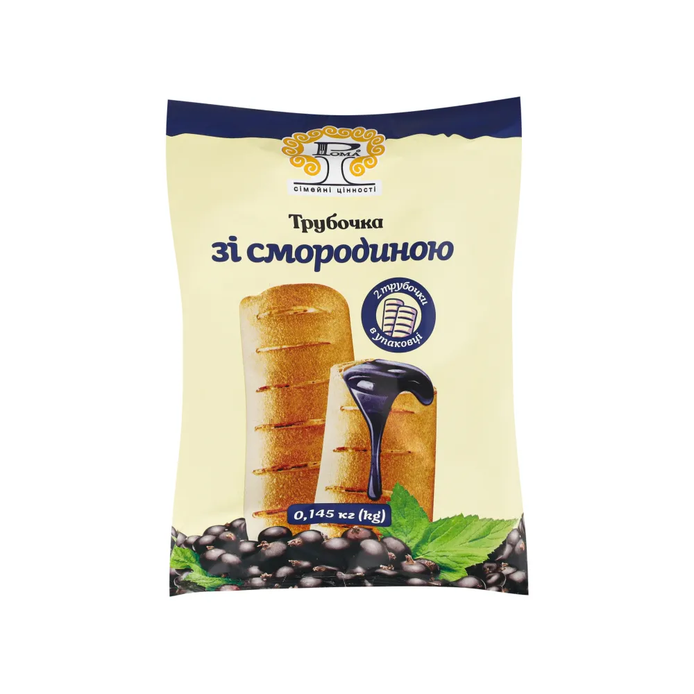 Трубочка Рома смородина 145гр  арт. 06437 