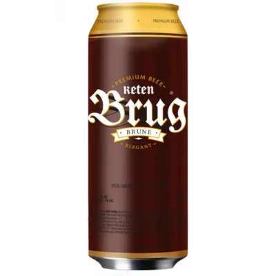 Пиво Keten Brug Brune з/б 0.5л  арт. 02204