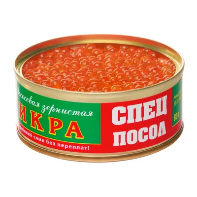 Ікра Спецпосол лососева ж/б 80гр  арт. 01761