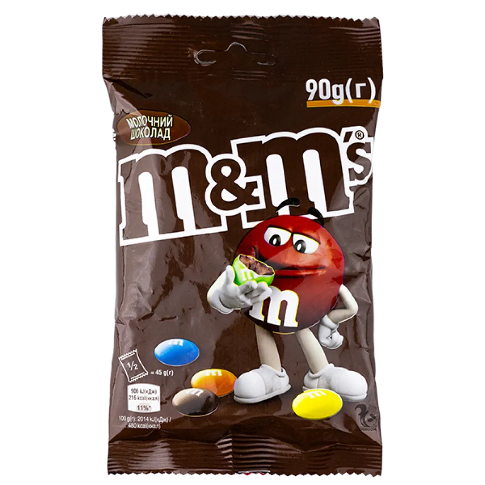 Драже M&M's мол.шок. 82гр  арт. 05447 