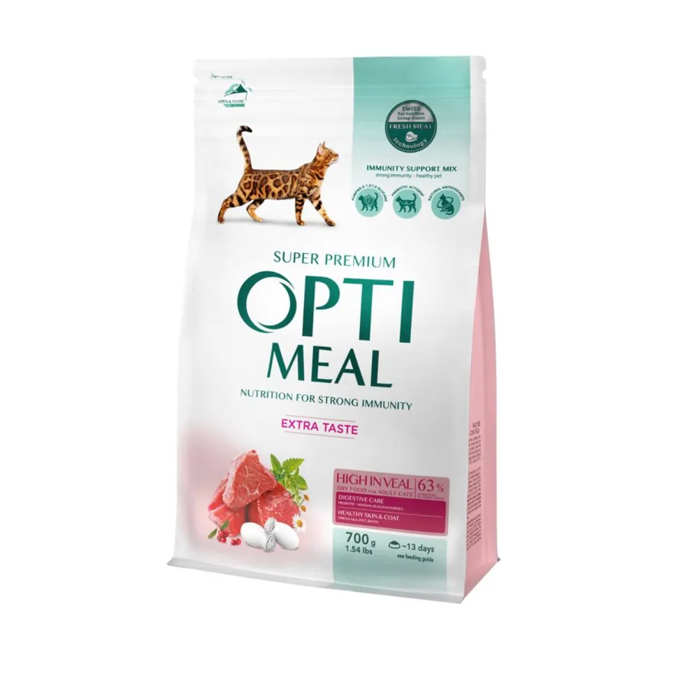 Сухий корм для котів Opti Meal Extra Taste 700гр  арт. 09526 