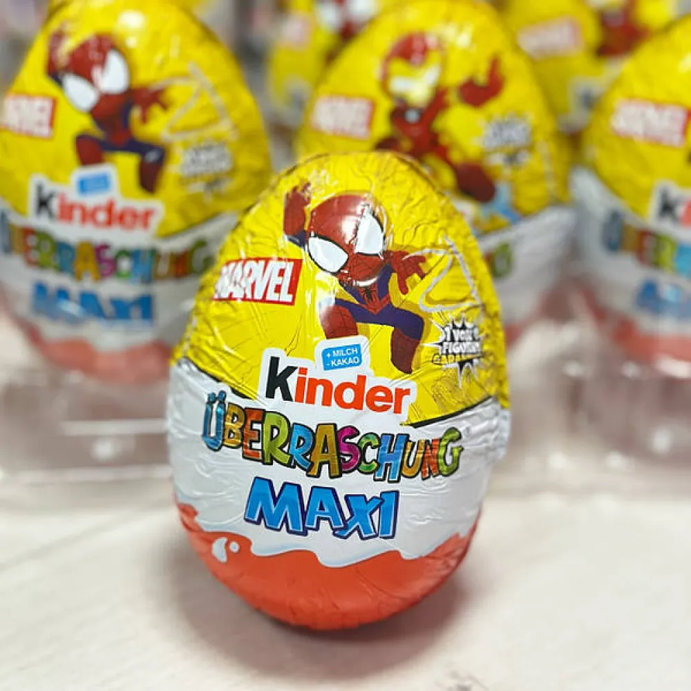 Яйце з сюрпризом Kinder Maxi Marvel 100гр  арт. 04888 