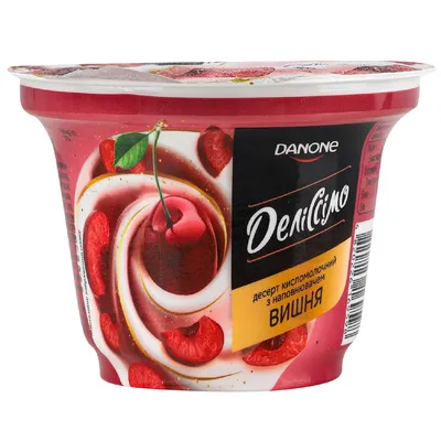 Десерт Danone Деліссімо вишня 180гр  арт. 08212