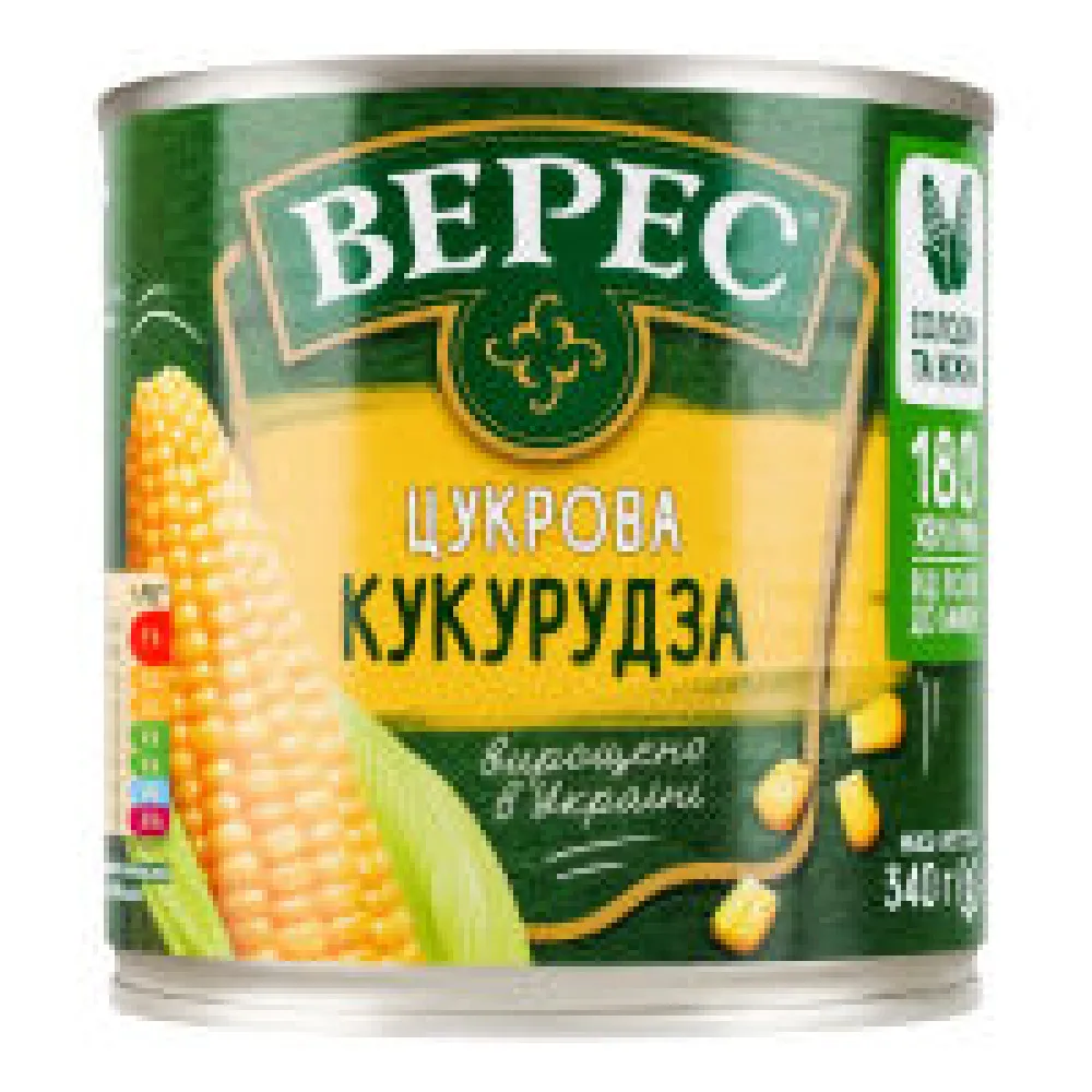 Кукурудза Верес Цукрова 340гр  арт. 03142 
