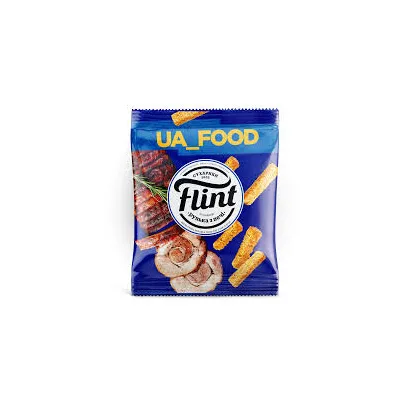 Сухарики Flint пшен.-житн. Рулька з печі 100гр  арт. 01462