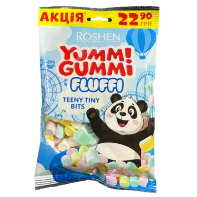 Маршмелоу Yummi Gummi Fluffi Teeny Tiny Bits 65гр  арт. 10588