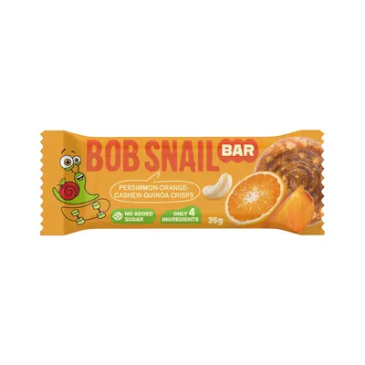 Батончик Bob Snail Хурма-апельсин-кеш'ю-кріспи 35гр  арт. 10550