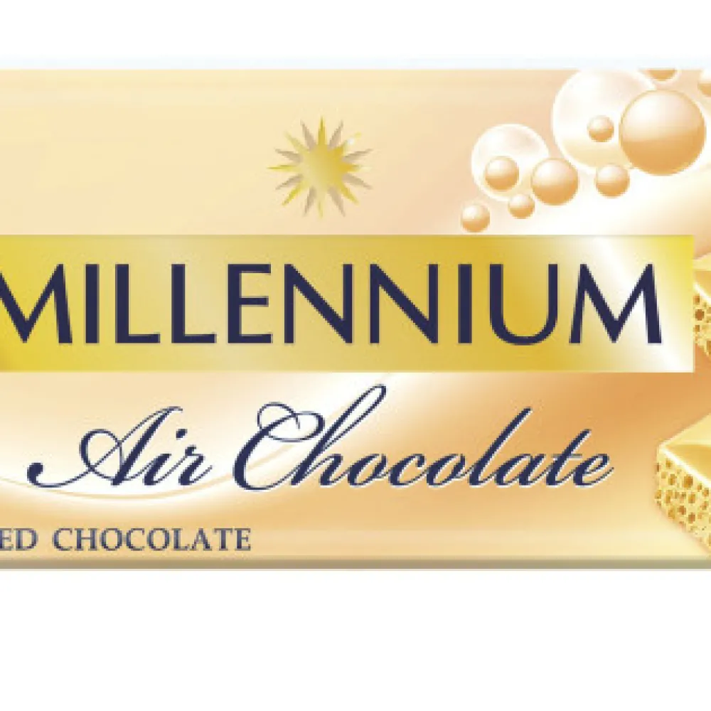 Шоколад Millennium Біл.пористий 85гр  арт. 04201 