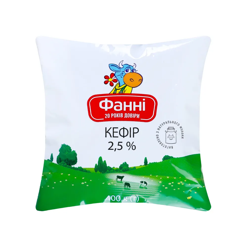Кефір Фанні 2.5% 400мл  арт. 09491 