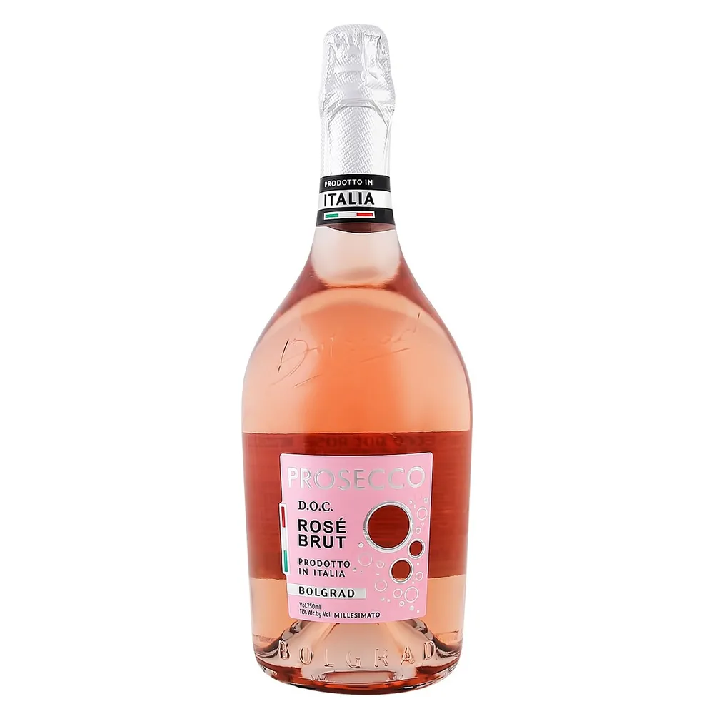 Вино ігр Bolgrad Prosecco Rose Brut 0.75л  арт. 08198 