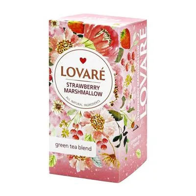 Чай Lovare Strawberry Marshmallow 24пак  арт. 09389