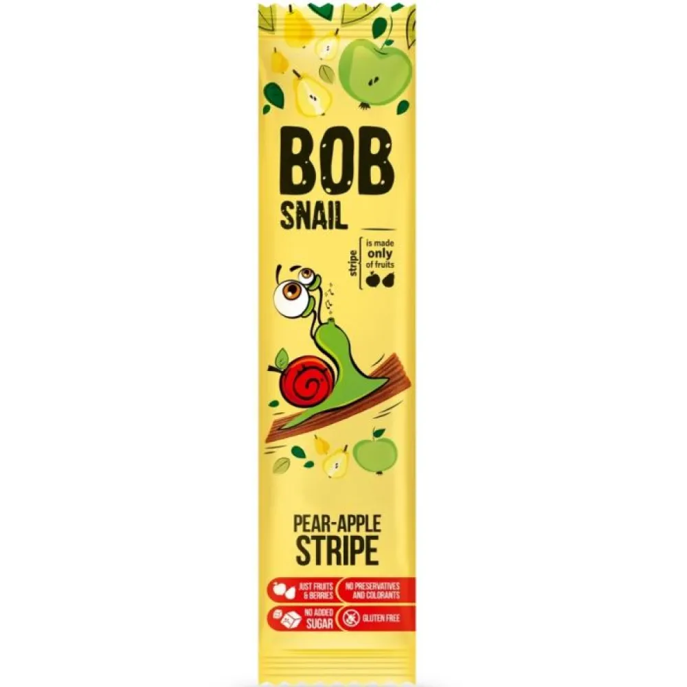 Цукерка Bob Snail ябл-груша 14гр  арт. 02758 