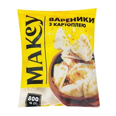 Вареники Makey з картоплею 800гр  арт. 09954