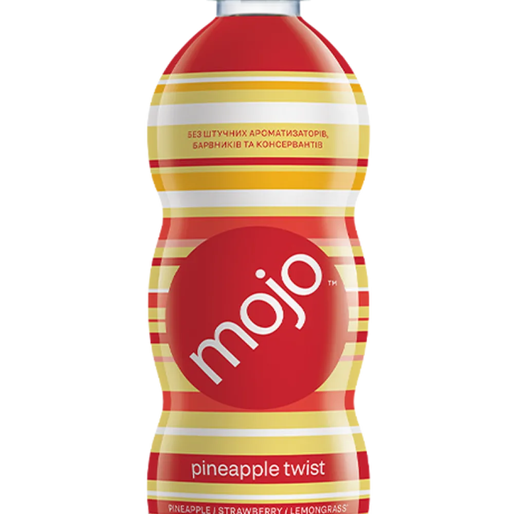 Напій газований Mojo Pineapple twist 1л  арт. 09402 